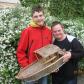 Proud boat builders in Slovenia's 2013 Danube Art Master competition