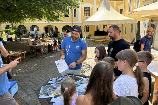 Children at Danube Day event